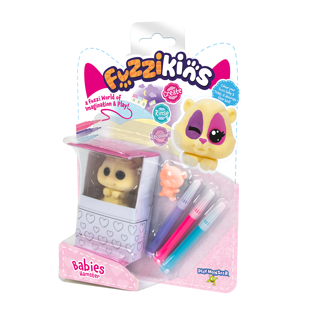 Buy Play Monster Fuzzikins Fuzzy Babies Hamster Coloring Craft | Yallatoys.com
