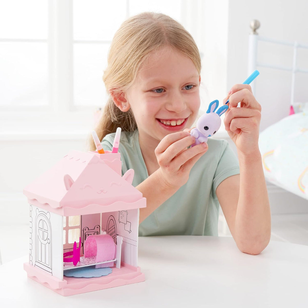 Buy Play Monster Fuzzikins Home Makers Bunnys Bedroom Playset | Yallatoys.com