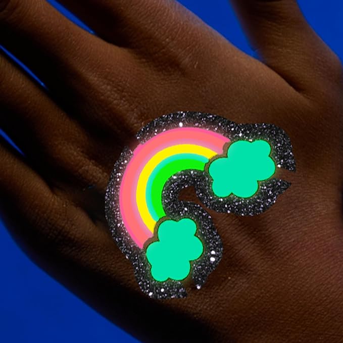 Buy Play Monster Glow in The Dark Glitter Tattoos Kit | Yallatoys.com