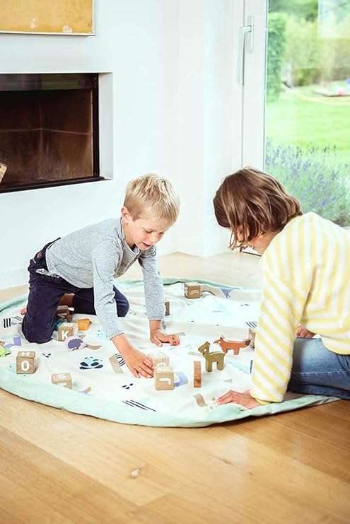 Play&go Prints Playmat and Storage Bag Animal Alphabet Play&go Yallatoys