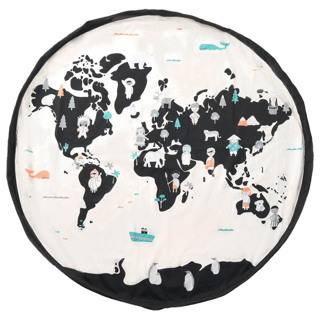 Play&go Prints Playmat and Storage Bag World Map Play&go Yallatoys