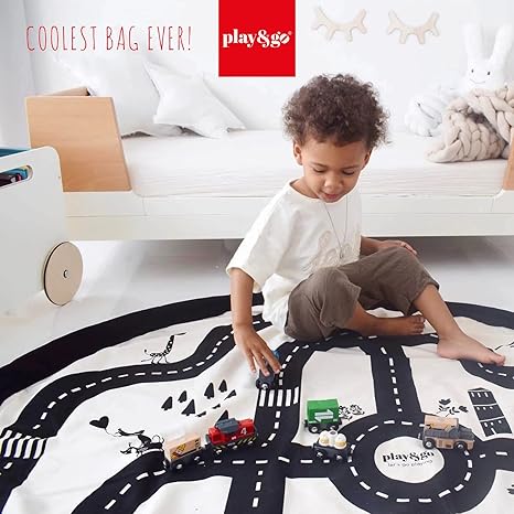 Play&go Prints Playmat and Storage Bag Road Map Play&go Yallatoys