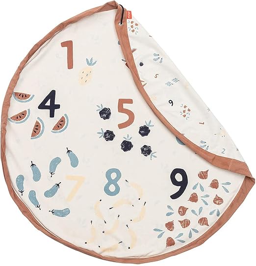 Play&go Prints Playmat and Storage Bag Veggie Number Play&go Yallatoys