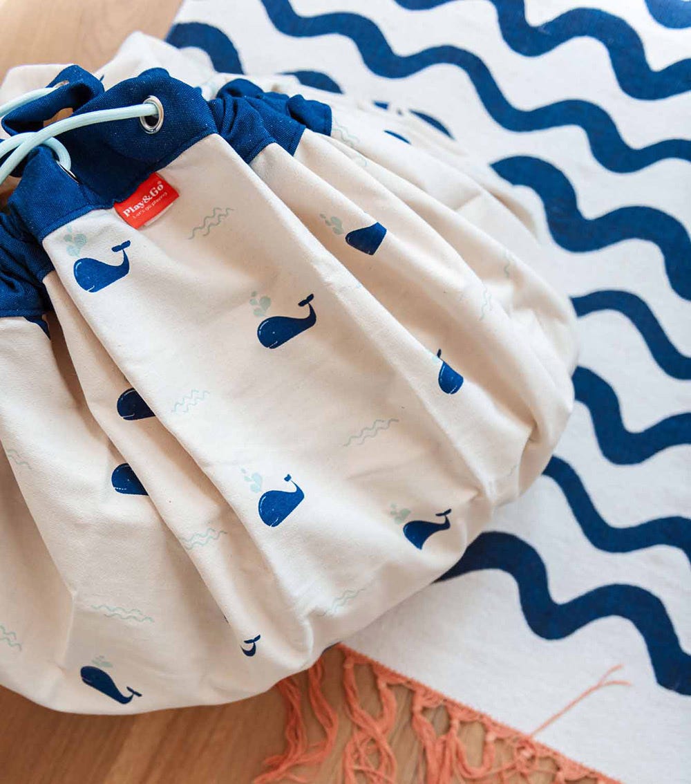 Play&go Prints Playmat and Storage Bag Whale Play&go Yallatoys