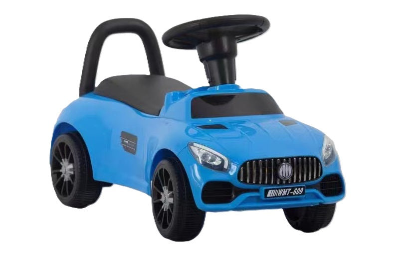 Buy Ride & Roll Car With Light And Music Blue & Black | Yallatoys.com