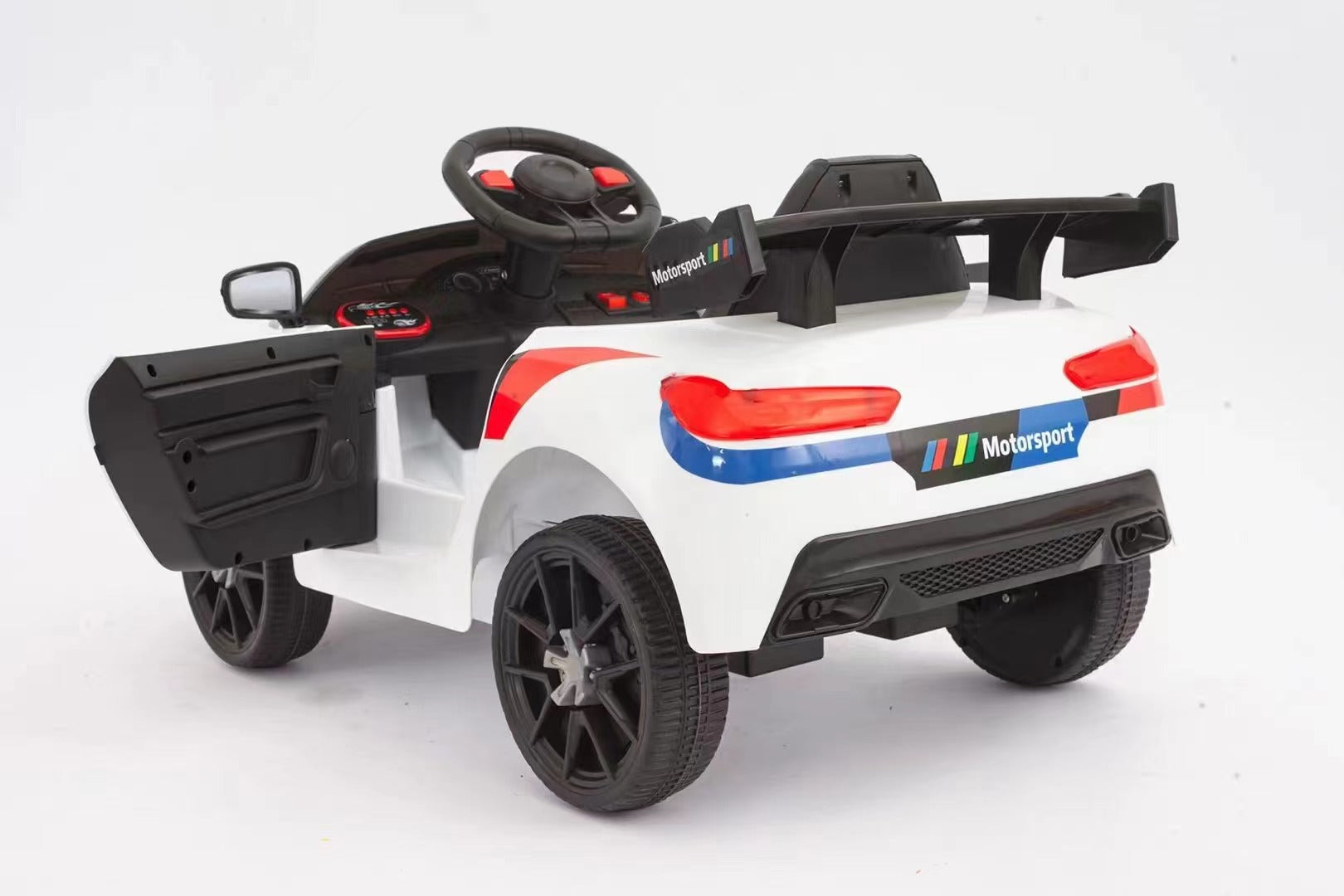 Buy Ride & Roll Bmw Design Electric Ride On Car White | Yallatoys.com