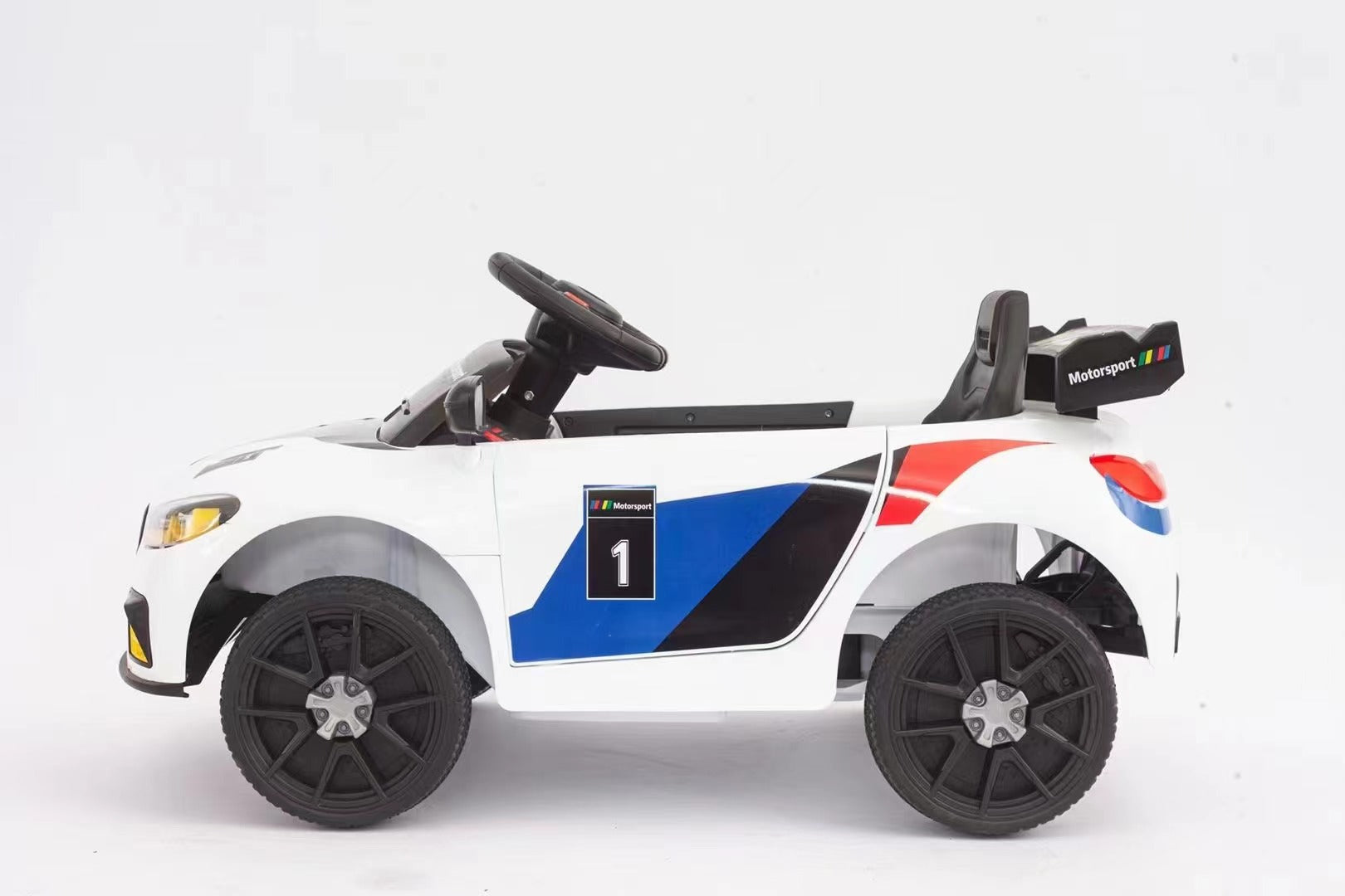 Buy Ride & Roll Bmw Design Electric Ride On Car White | Yallatoys.com