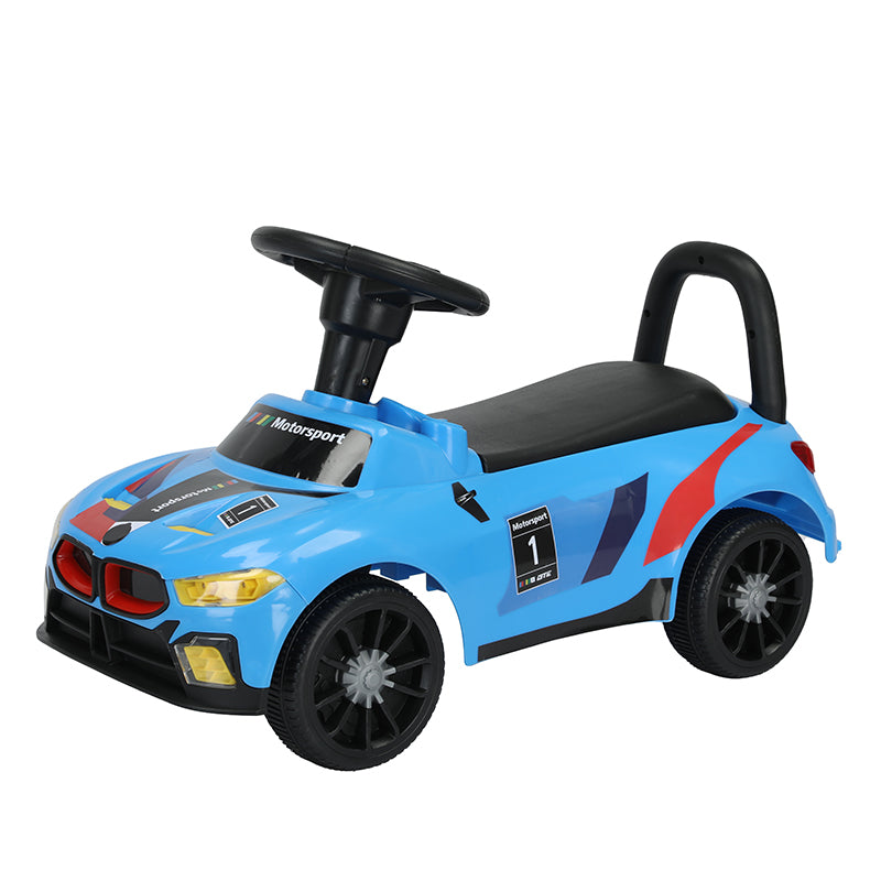 Buy Ride & Roll Car With Light And Music Blue | Yallatoys.com