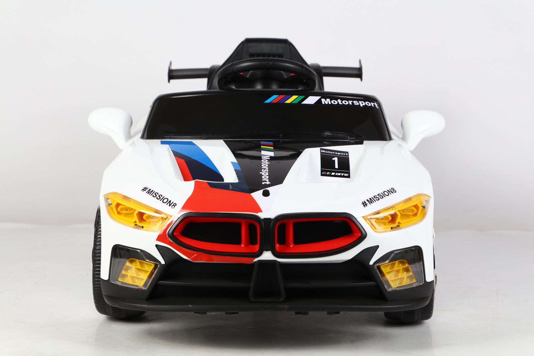 Buy Ride & Roll Bmw Design Electric Ride On Car White | Yallatoys.com