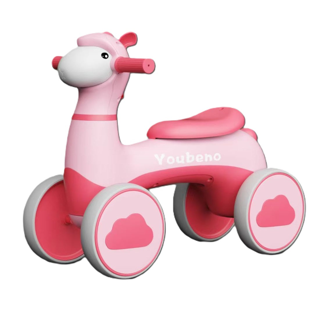 Buy Ride & Roll Smart Balance Bike With Light And Sound Pink | Yallatoys.com