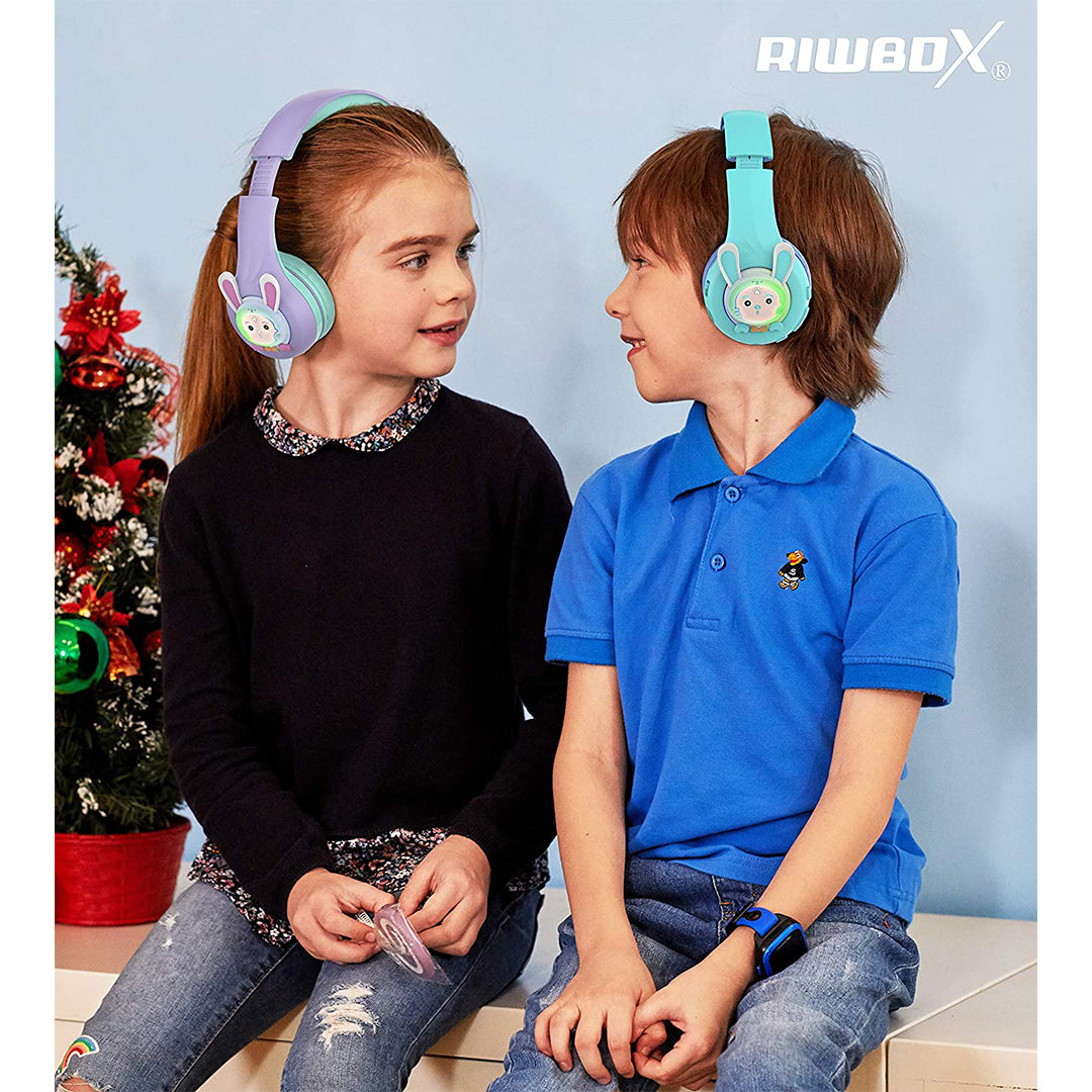 Buy Riwbox Rabbit Bluetooth Headphones With Led For Kids | Yallatoys.com