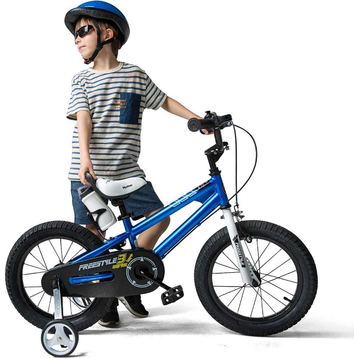 Buy Royal Baby Freestyle 12inch Kids Bicycle Blue | Yallatoys.com