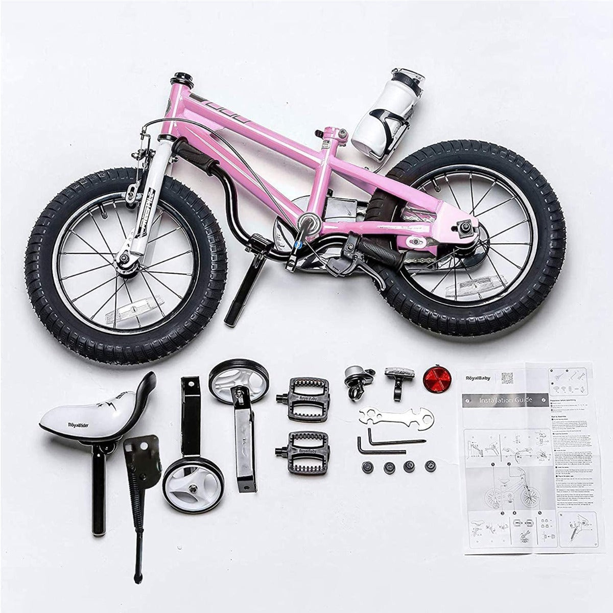 Buy Royal Baby Freestyle 12inch Kids Bicycle Pink | Yallatoys.com