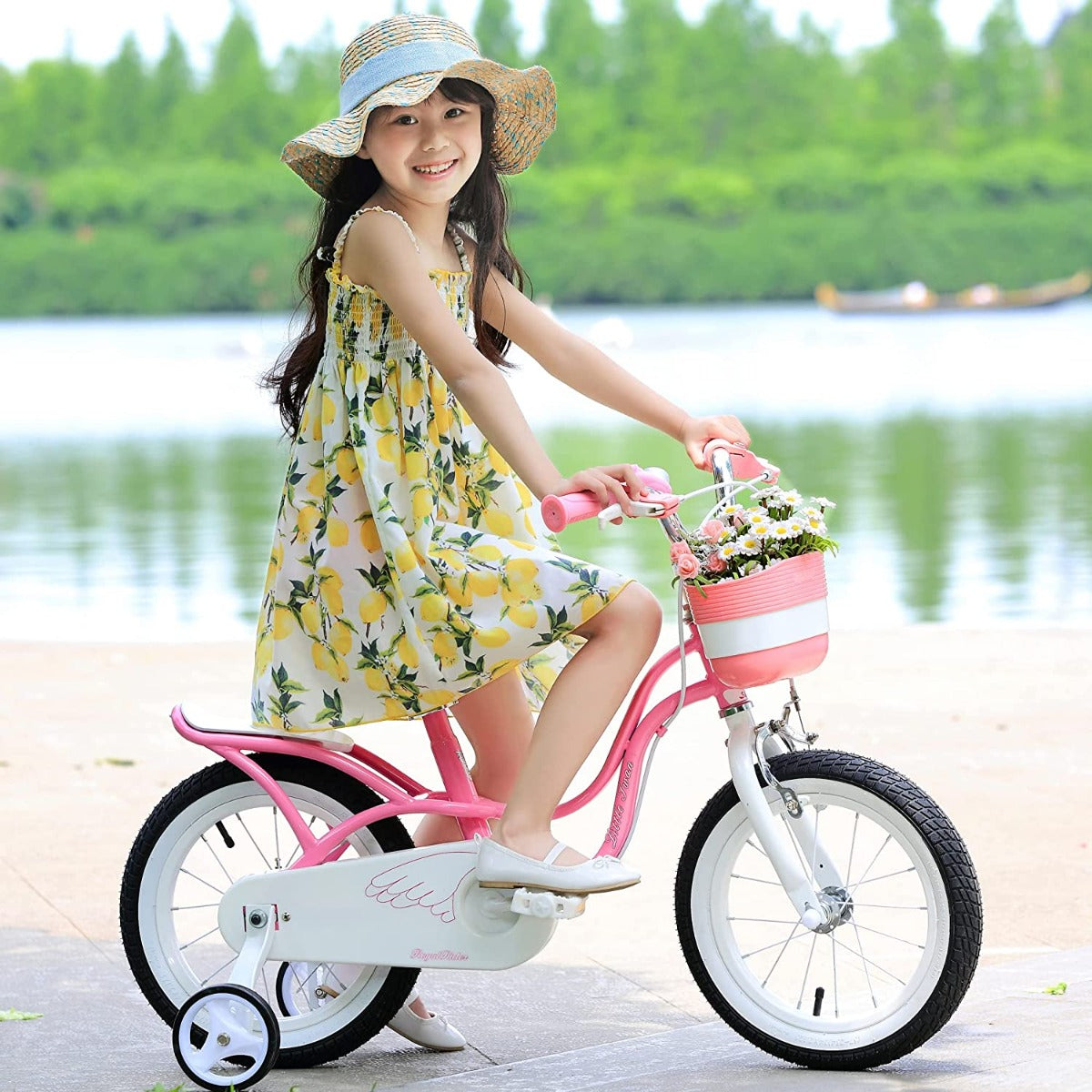 Buy Royal Baby Little Swan Girls Kids Bicycle 14inch | Yallatoys.com