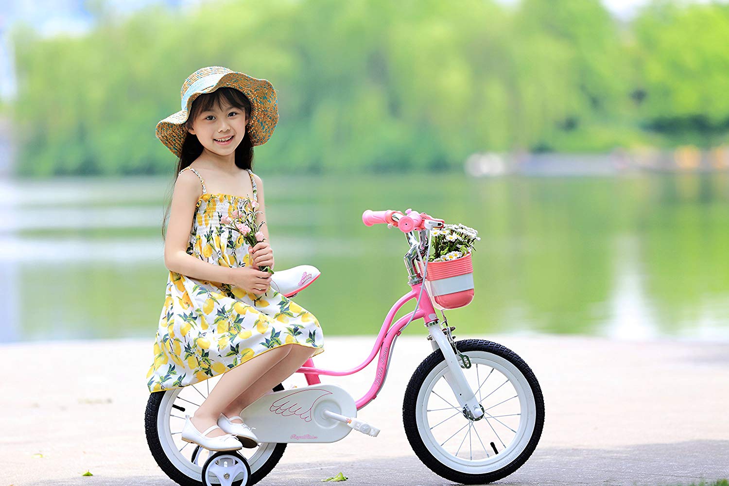 Buy Royal Baby Little Swan Girls Kids Bicycle 14inch | Yallatoys.com