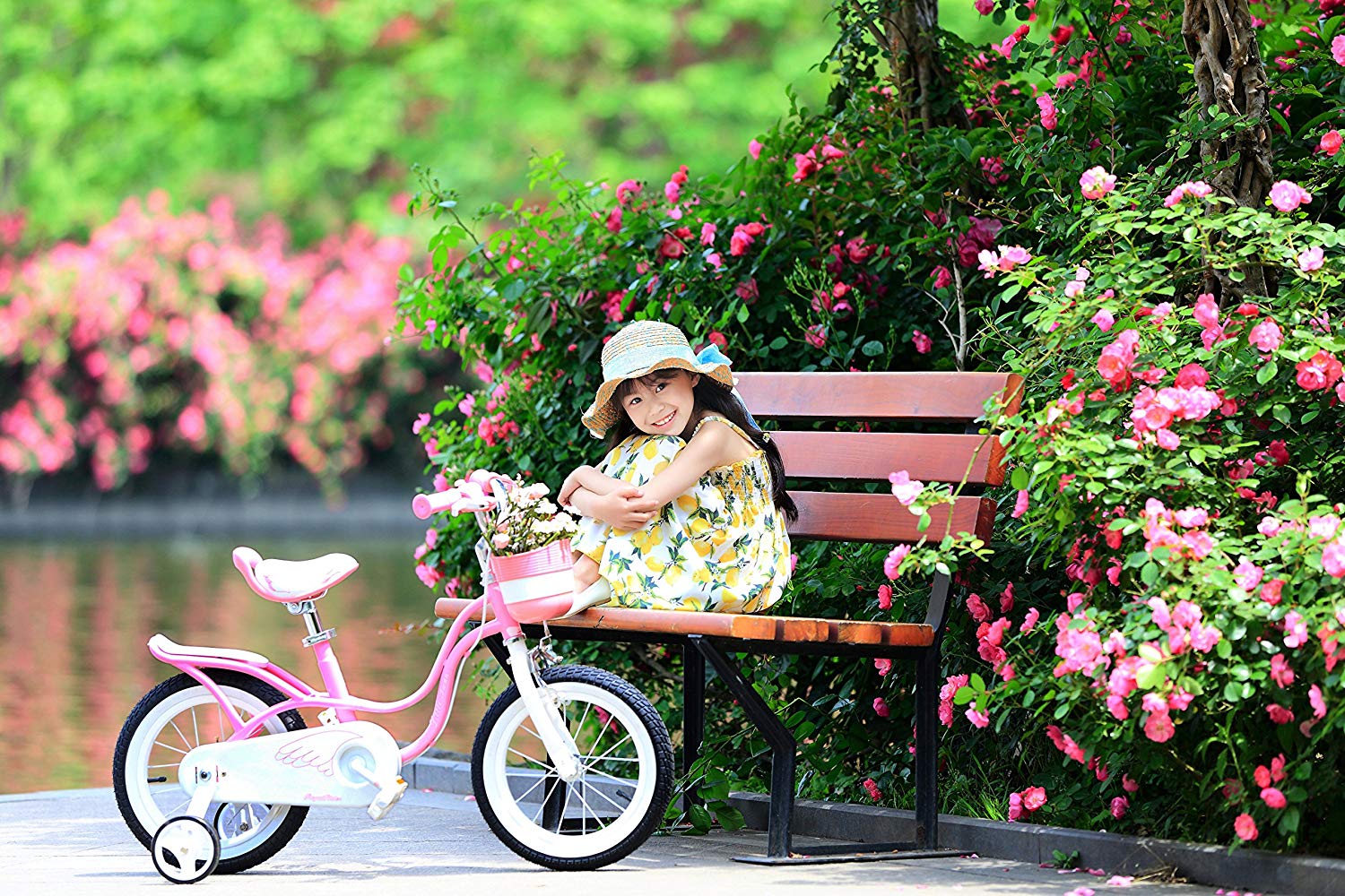 Buy Royal Baby Little Swan Girls Kids Bicycle 14inch | Yallatoys.com