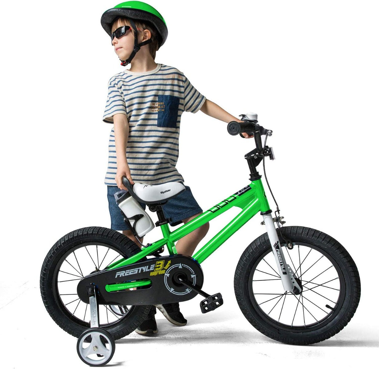 Buy Bmx Freestyle Kids Bikes 14" (Green) | Yallatoys.com