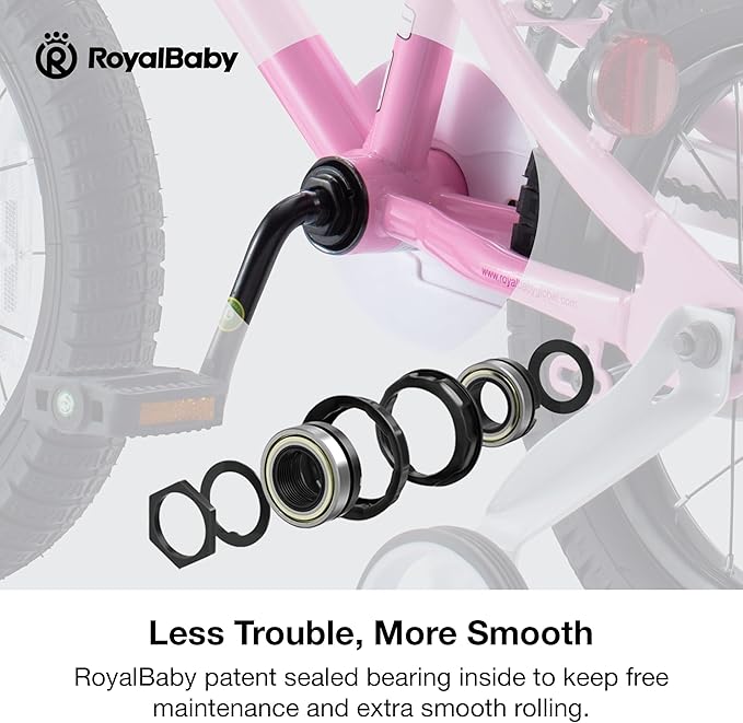 Buy Royal Baby Freestyle Pink 14Inch Kids Bicycle | Yallatoys.com