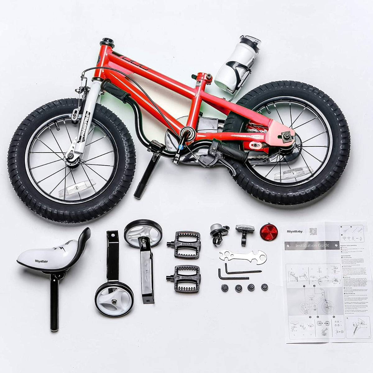 Buy Royal Baby FreeStyle 14inch Red Bicycle | Yallatoys.com