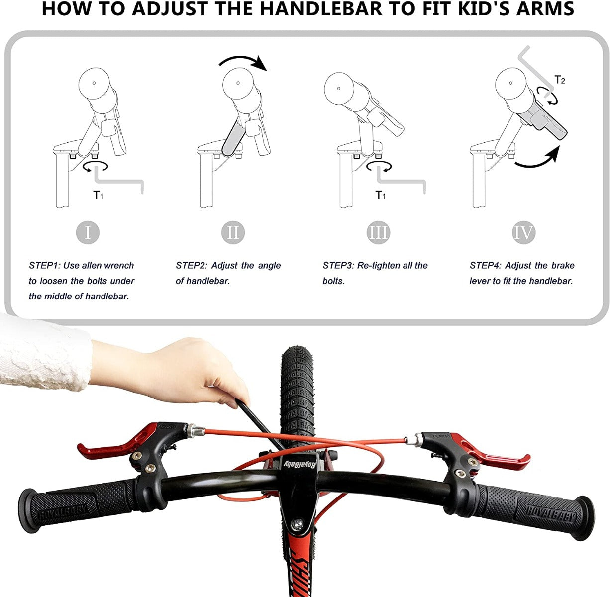 Buy Royal Baby FreeStyle 14inch Red Bicycle | Yallatoys.com