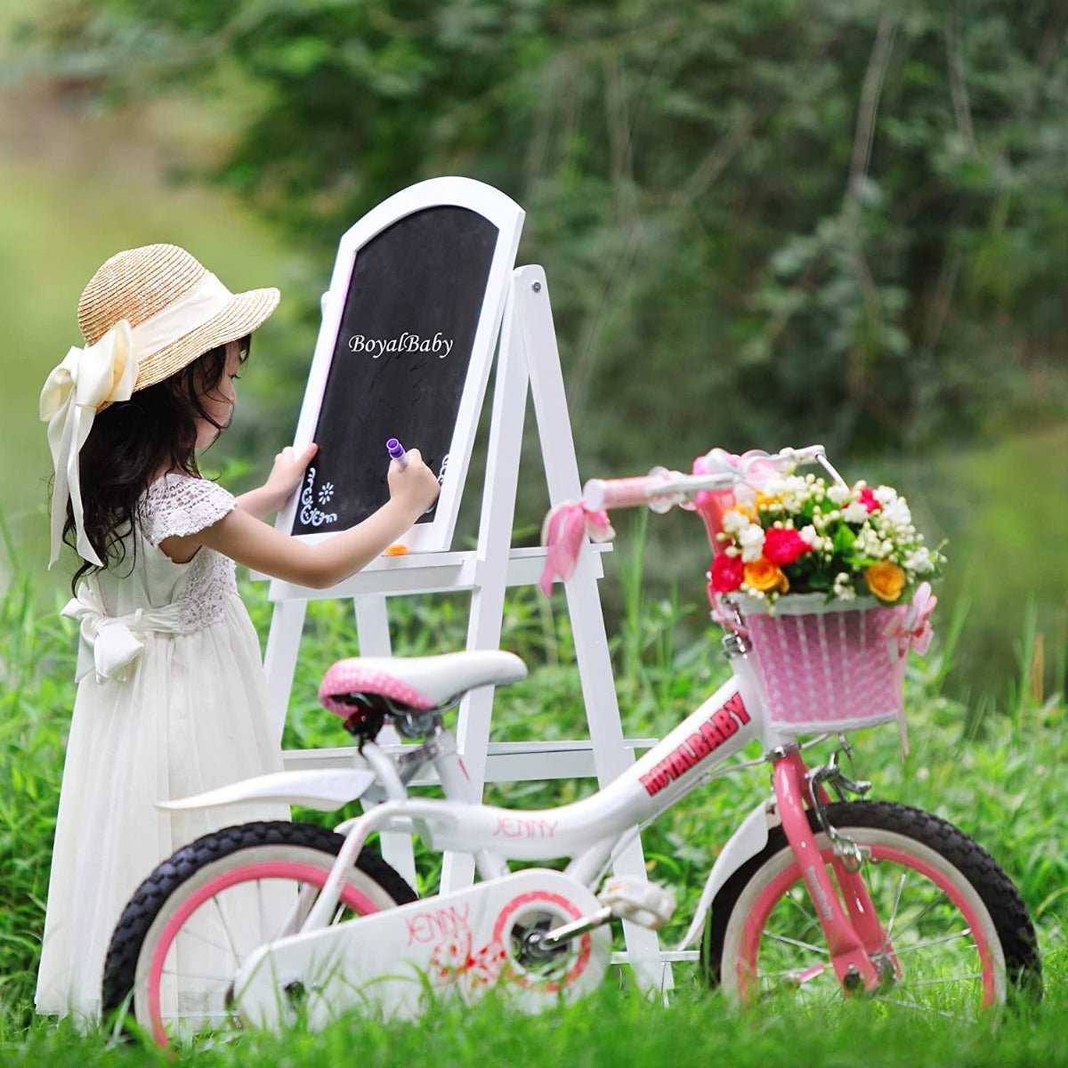 Buy Royal Baby Jenny Kids 14inch Bicycle White | Yallatoys.com