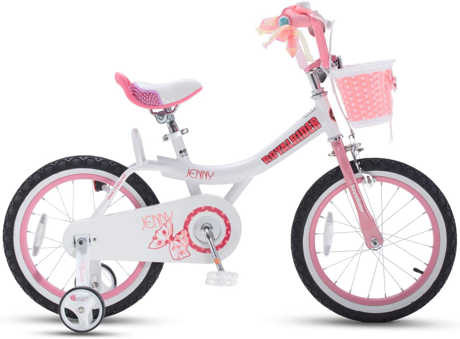 Buy Royal Baby Jenny 16inch Pink White Bicycle | Yallatoys.com