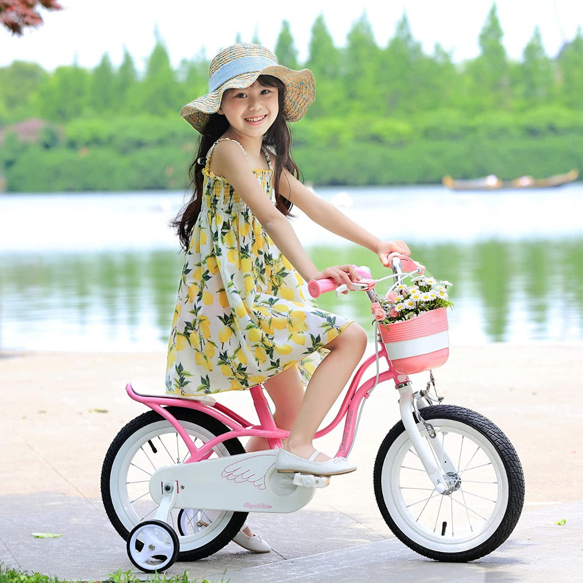 Buy Royal Baby Little Swan Girls Kids Bicycle 18inch | Yallatoys.com