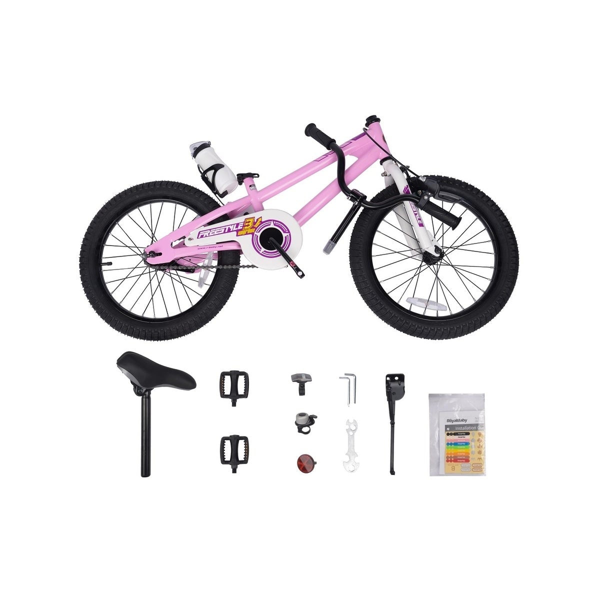 Buy Royal Baby Freestyle 18inch Pink Bicycle | Yallatoys.com