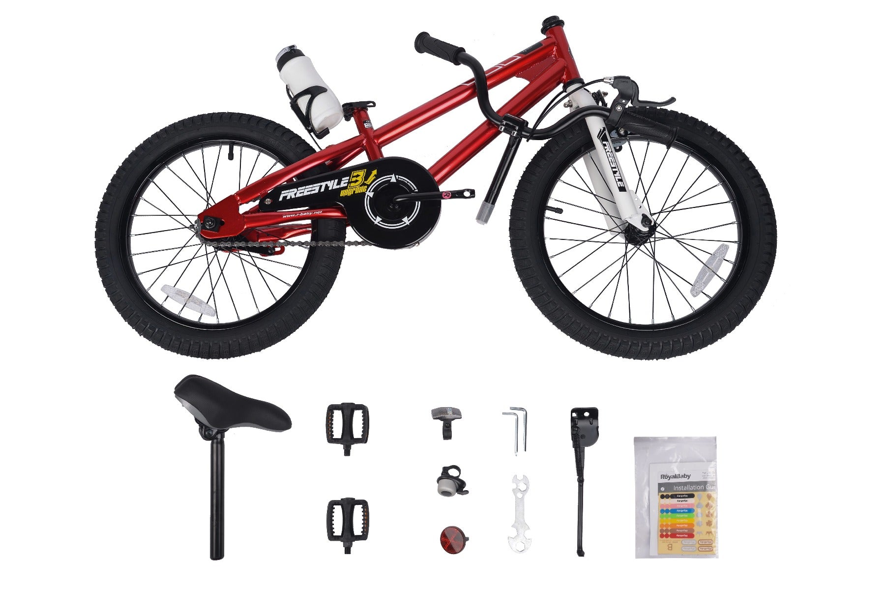 Buy Royal Baby FreeStyle 18inch Red Bicycle | Yallatoys.com
