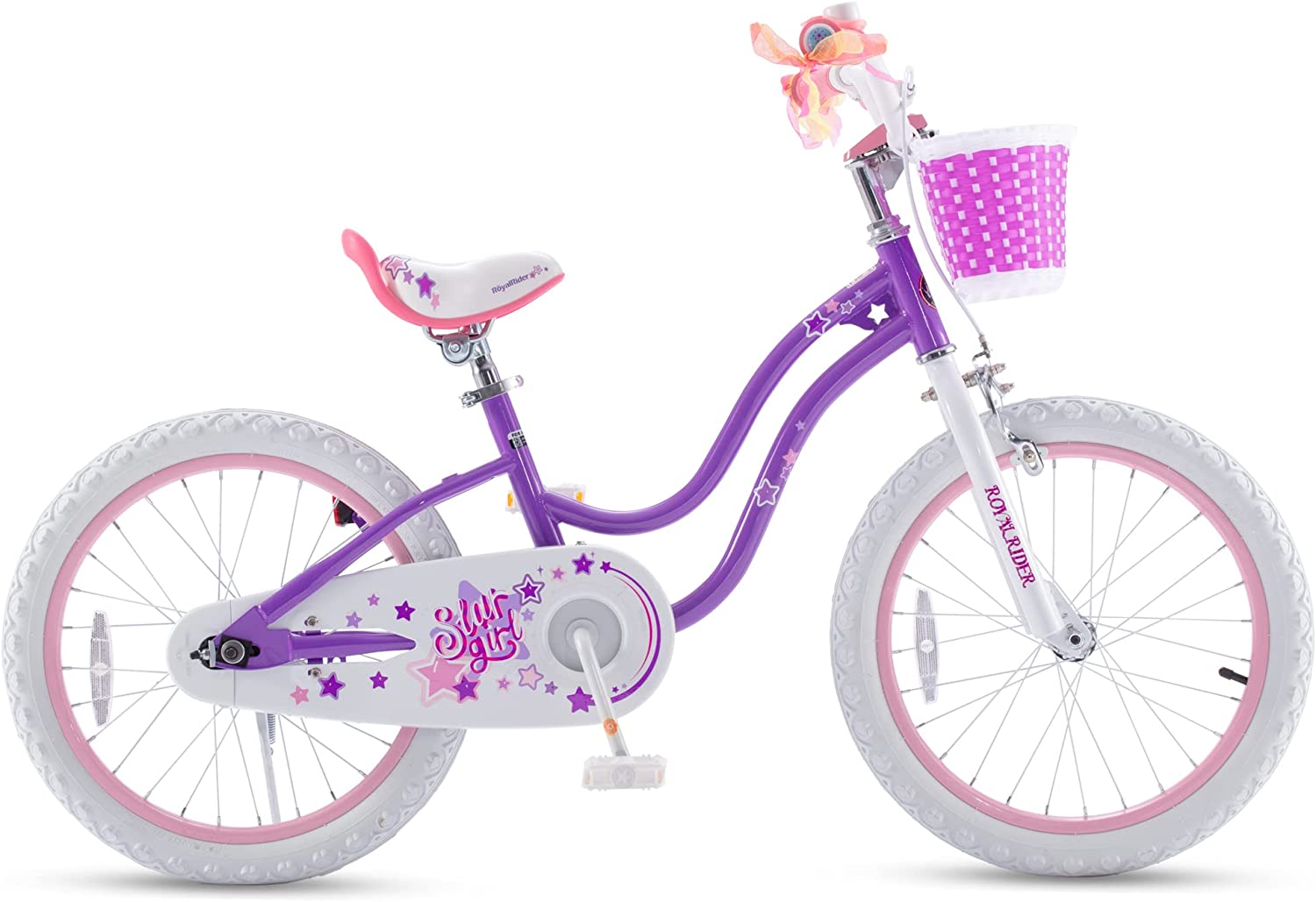 Buy Royal Baby Star Girl 18inch Purple Bicycle | Yallatoys.com