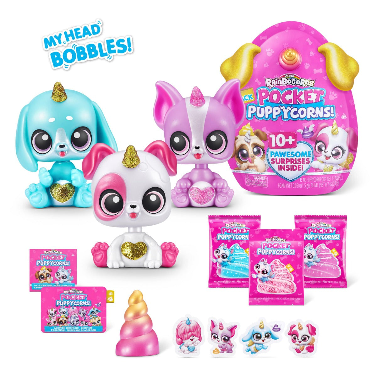 Buy Rainbocorns Pocket Puppycorn Surprise Series 1 Bobble Head Large Plush Egg (Sold Separately Subject to Availability) | Yallatoys.com
