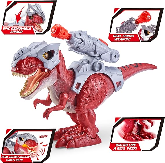 Buy Robo Alive Dino Wars Walking T-Rex Toy with Epic Armor | Yallatoys.com