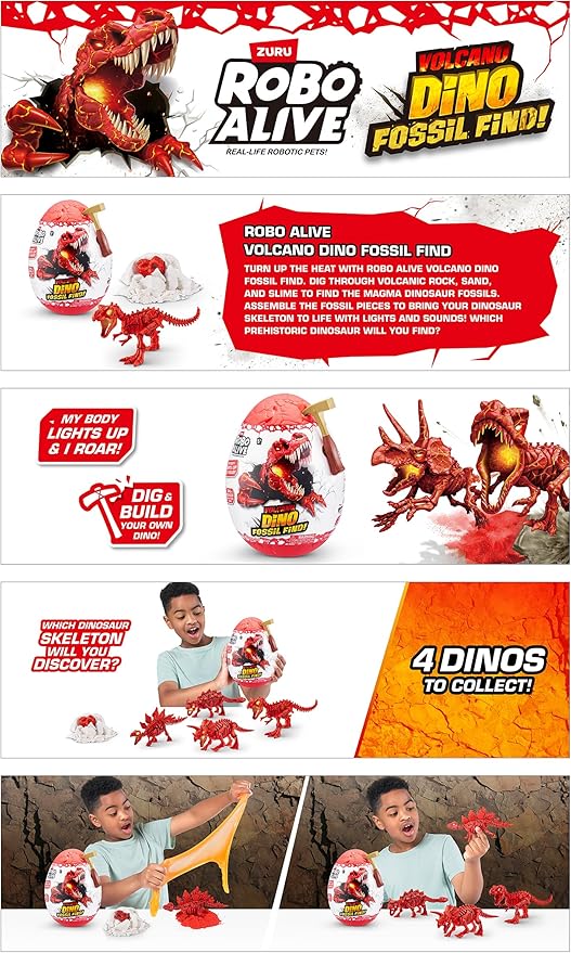 Buy Robo Alive Dino Fossil Find Series 2 | Yallatoys.com