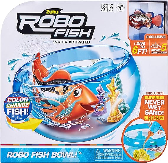 Buy Robo Alive Robotic Fish Tank Playset (Sold Separately Subjected to Availability) | Yallatoys.com