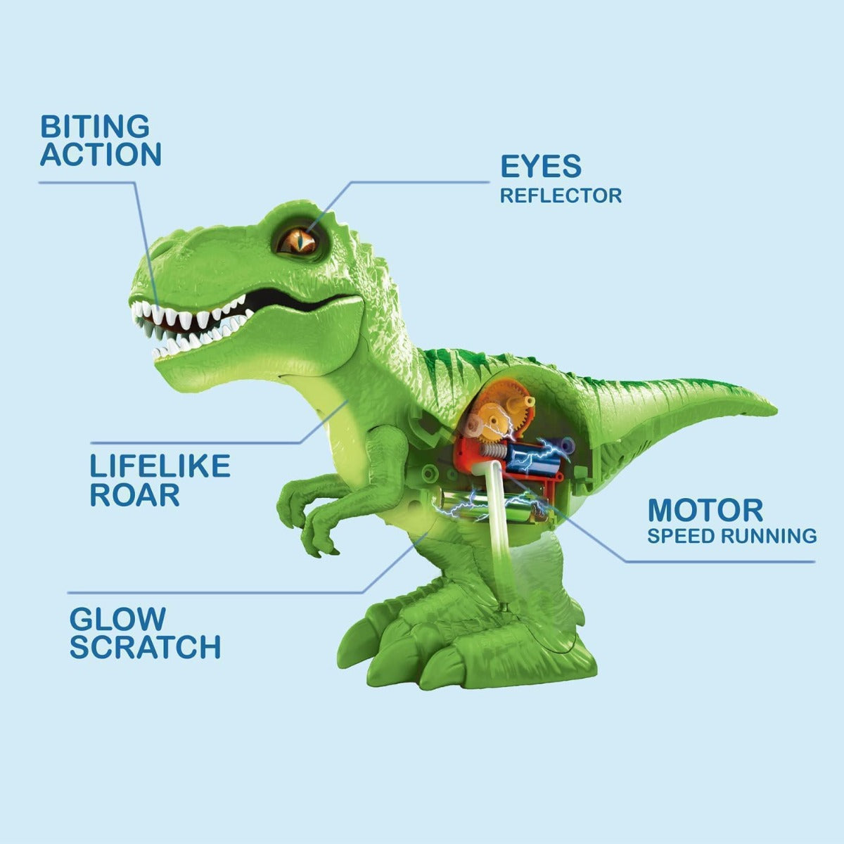 Buy Robo Alive Attacking T-Rex Battery Powered Robotic Toy | Yallatoys.com