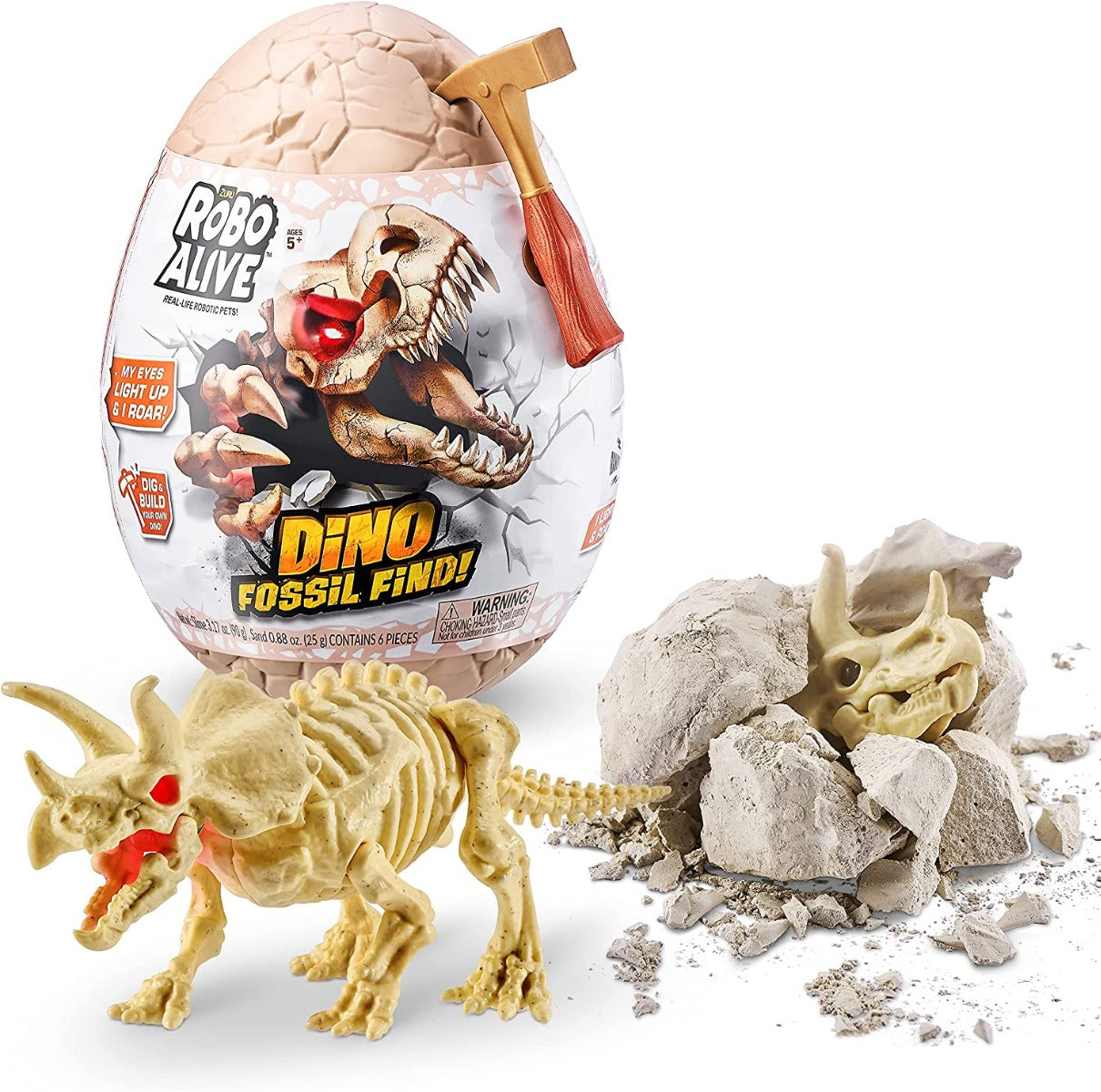 Buy Robo Alive Dino Fossil Find Surprise Egg (Sold Separately Subject to Availability) | Yallatoys.com