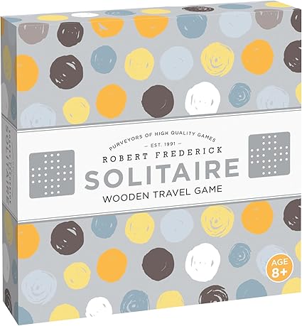Buy Robert Frederick Wooden Mini Solitaire Game | Yallatoys.com