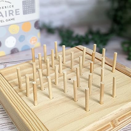 Buy Robert Frederick Wooden Mini Solitaire Game | Yallatoys.com