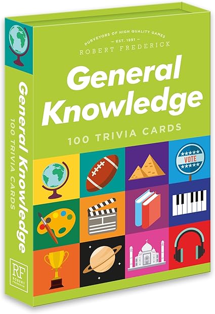 Buy Robert Frederick General Knowledge Trivia Quiz | Yallatoys.com