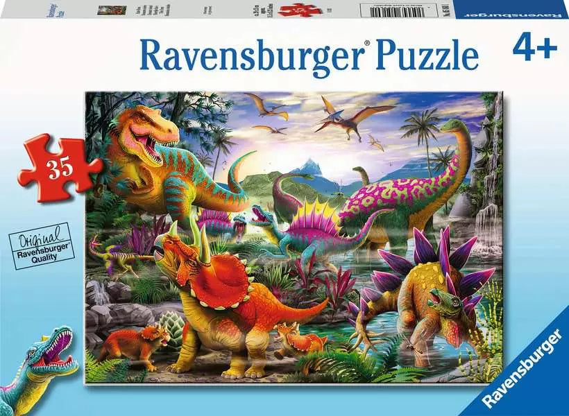 Buy Ravensburger T Rex Terror Puzzle 35 Pcs | Yallatoys.com