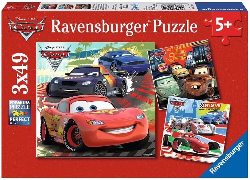 Buy Ravensburger Worldwide Racing Fun 3 X 49 Pcs Puzzle | Yallatoys.com