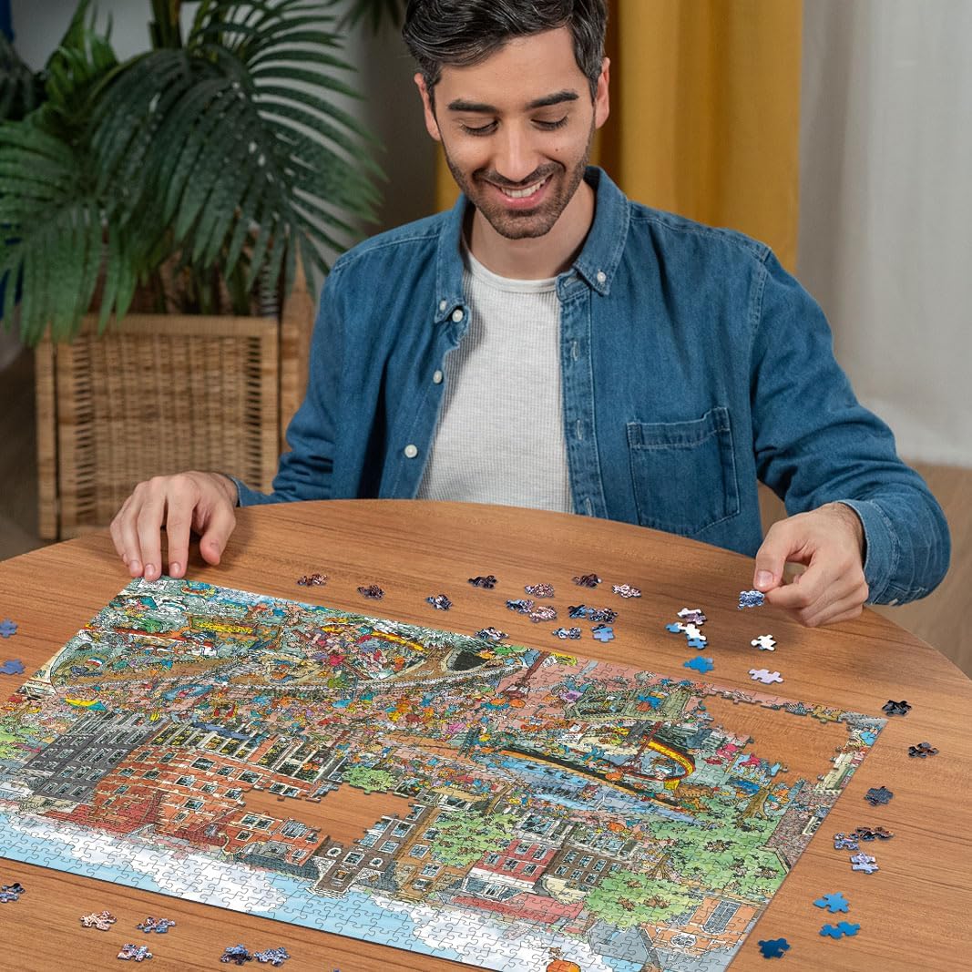Buy Ravensburger Amsterdam Puzzle 1000 Pcs | Yallatoys.com
