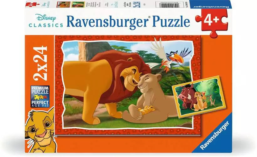 Buy Ravensburger Mufasa The Lion King 2 X 24 Pcs Puzzle | Yallatoys.com