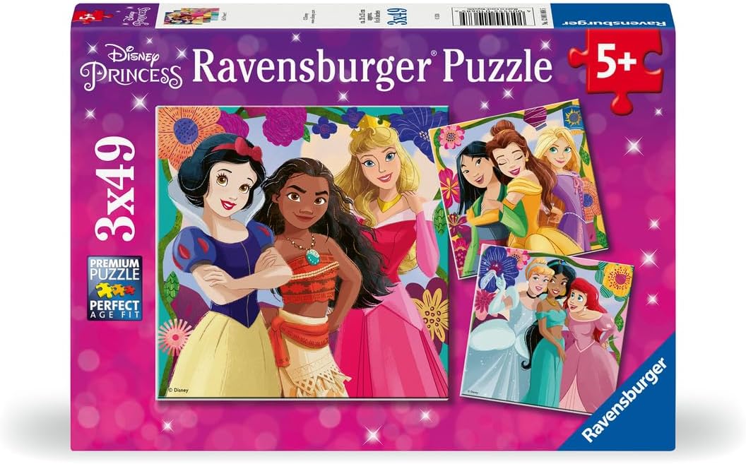 Buy Ravensburger Disney Princess Girl Power 3 X 49 Pcs Puzzle | Yallatoys.com