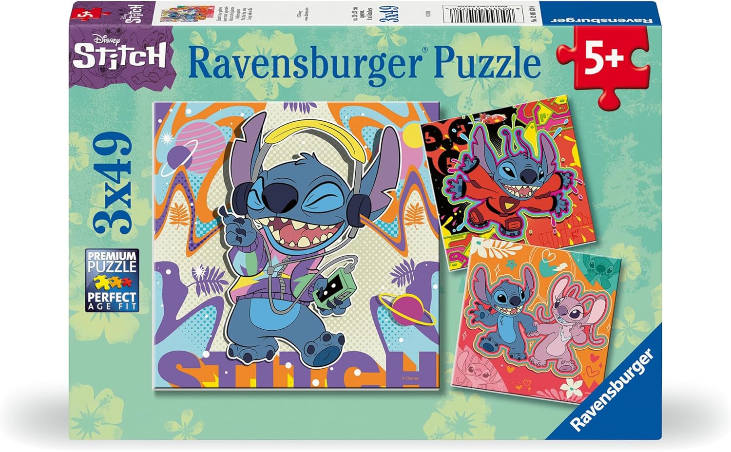 Buy Ravensburger Disney Stitch 3 X 49 Pcs Puzzle | Yallatoys.com