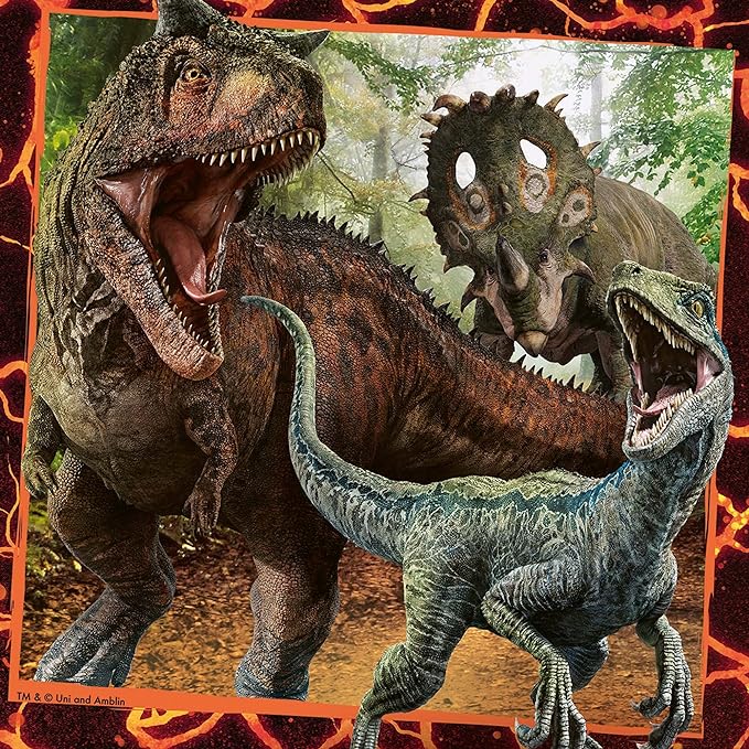 Buy Ravensburger Puzzle 3 in 1 Jurassic World Instinct To Hunt | Yallatoys.com