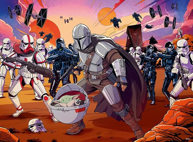 Buy Ravensburger Puzzle Star Wars The Mandalorian Face-Off | Yallatoys.com