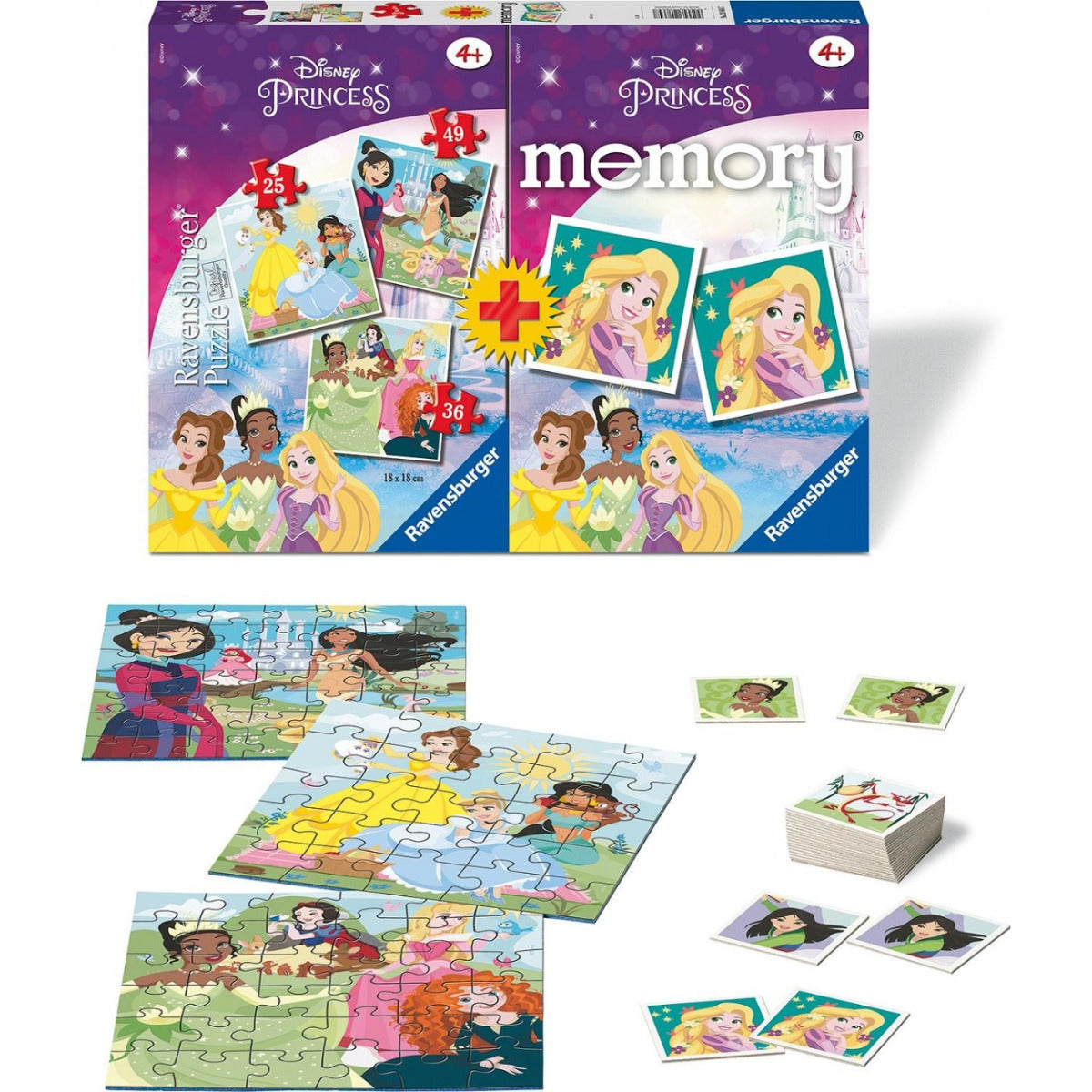 Buy Ravensburger Memory Game 3 Puzzles Princess | Yallatoys.com