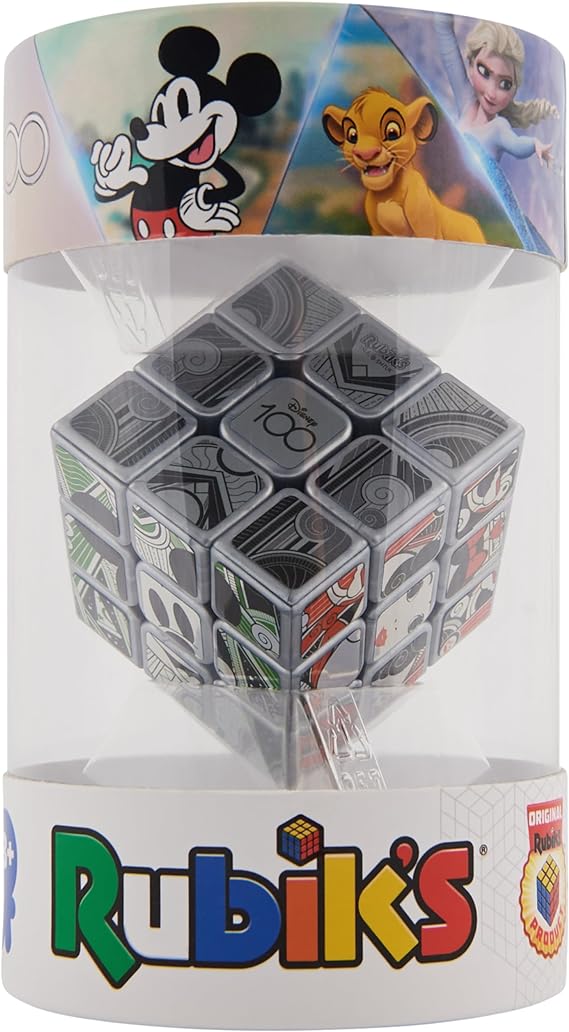 Buy Rubiks Cube Disney 100th Anniversary Metallic Platinum 3x3 | Yallatoys.com