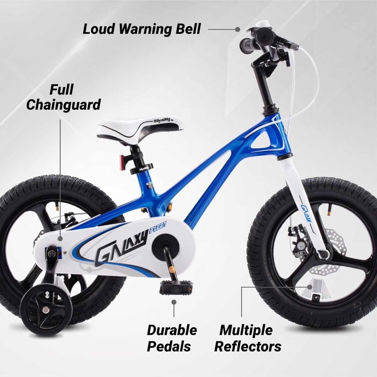Buy Royalbaby Galaxyfleet 14in Blue Bicycle | Yallatoys.com